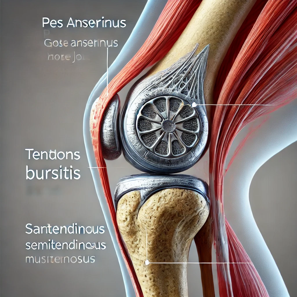 Borsite della zampa d’oca al ginocchio: cause, sintomi e trattamenti